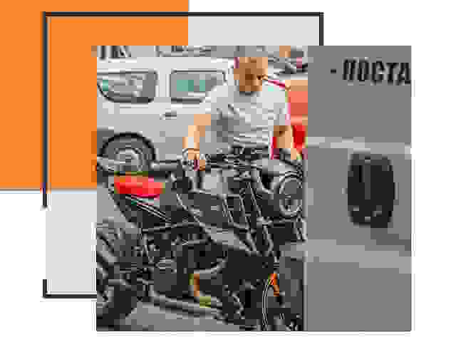 Перевозка мотоцикла по России - Услуги Перевозка-Чкв